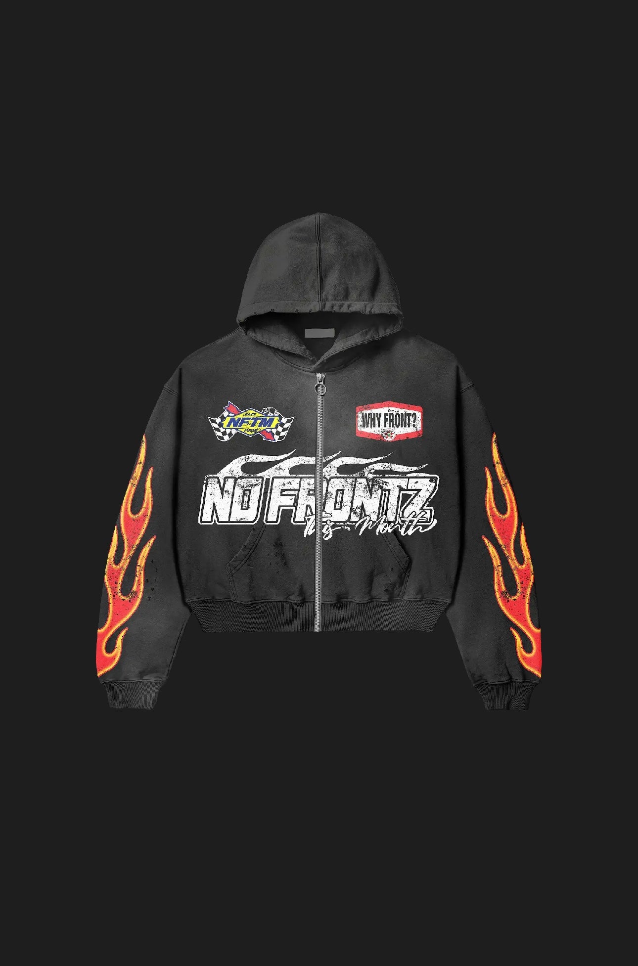 ‘No Frontz’ Full Zip Hoodies